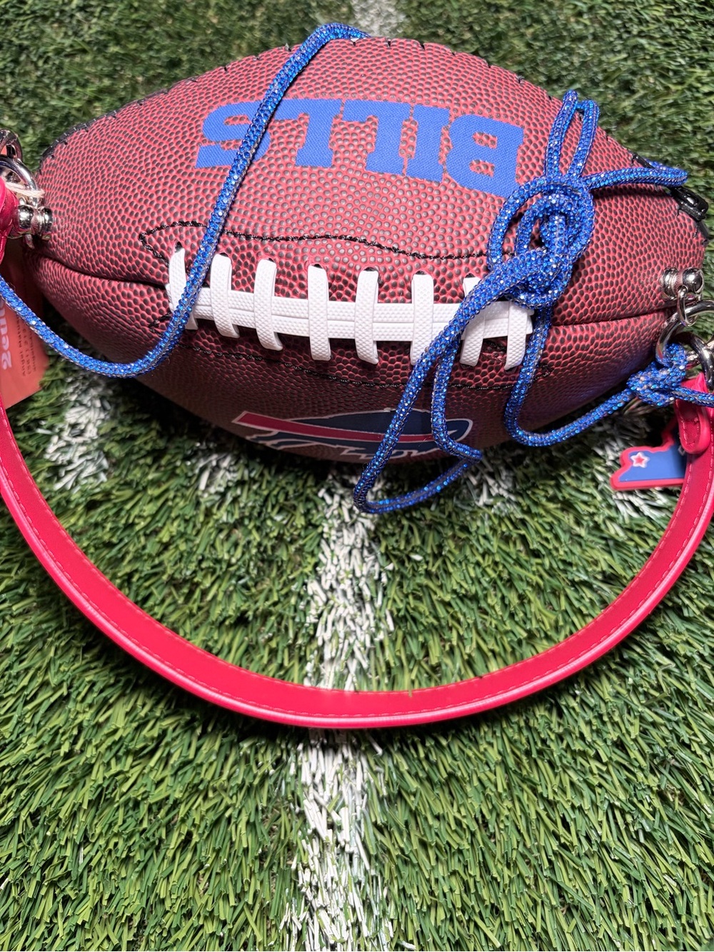 Bills Football Crossbody purse- Red & Blue
